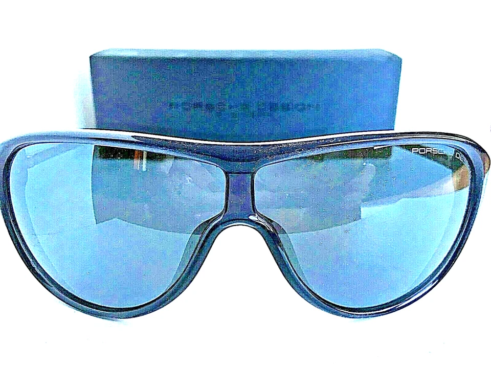 PORSCHE DESIGN P 8598 P8598 A Gray Blue Shield Sunglasses
