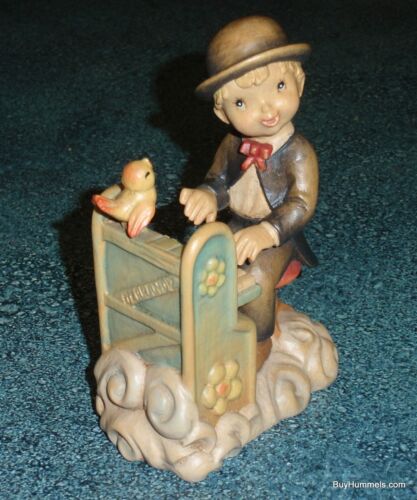ANRI By Juan Ferrandiz Play It Again 5" Wood Carving Figurine With Box Piano Boy - Picture 3 of 10