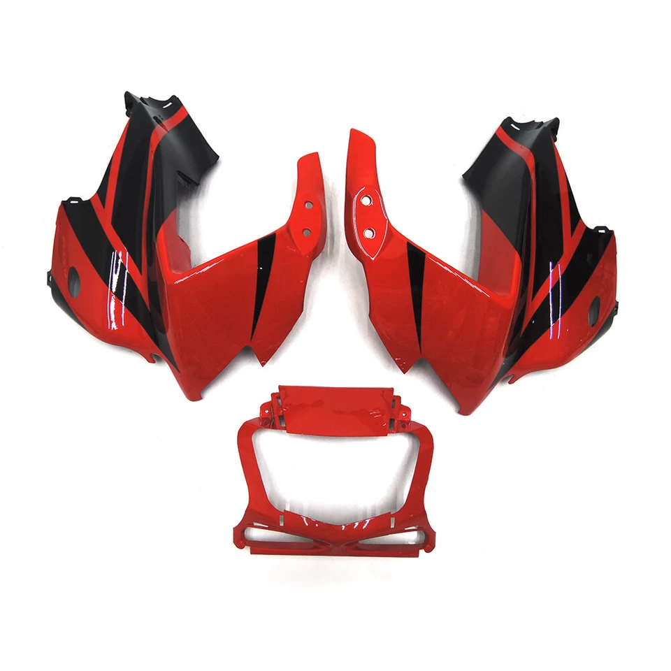 Carenados rojos negros para Honda CBR600F3 97 98 1997 1998 ABS kit de carrocería de inyección Foto 3 de 4