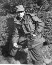 ORIGINAL VINTAGE PHOTO: Military Man Male Uniform Candid 40's 40s WW2 WWII
