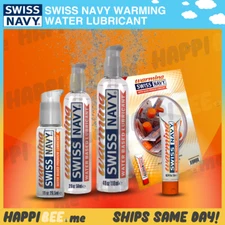 Swiss Navy Warming Water Lubricant🍯Couples Tingling Stimulating Sensation Lube