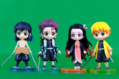 ゲームキャラクター Demon slayer qposket petite Demon Slayer Qposket Petit Set of 4 Figure Kimetsu no Yaiba | eBay