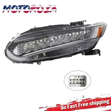 For 2018-2022 Honda Accord Driver Side Full LED Headlight Assembly 33150TVAA11
