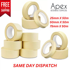 Premium Masking Tape 25mm, 50mm, 75mm Automotive Masking Tape For Painting & DIY