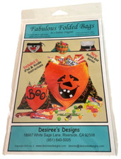 Desirees Designs zucca modello Halloween favolose borse piegate *origami in tessuto*