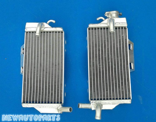 Blue Aluminum Radiator + Hose For 2005-2007 Honda CR250 CR250R 2005 2006 2007 - Picture 6 of 12