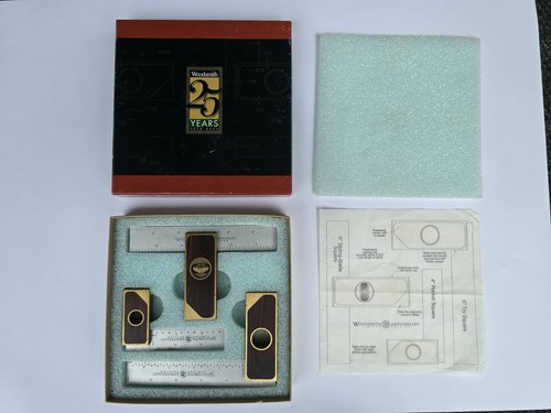 Woodsmith 25th Anniversary Limited Edition Bridge City Tool 3 Piece Set