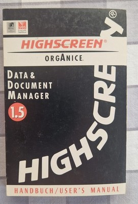    Highscreen Handbuch Data & Document Manager 1.5 - Bit by BIT Verlag   