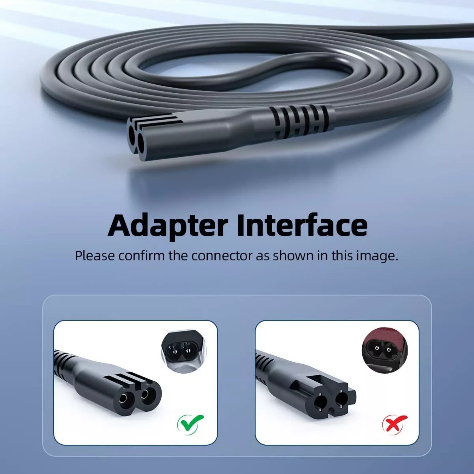 Replacement Charger Cord For Wahl Cordless Magic Clip 8148/8504/2245/8591/8509