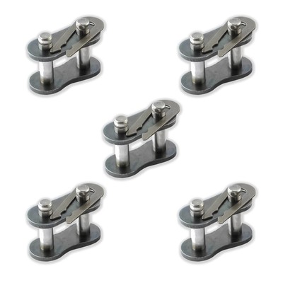#80H Heavy Duty Roller Chain Connecting 5 Pack