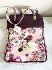 Brand New Laptop Bag Floral Burgundy Paperchase Laptop Travel Bag