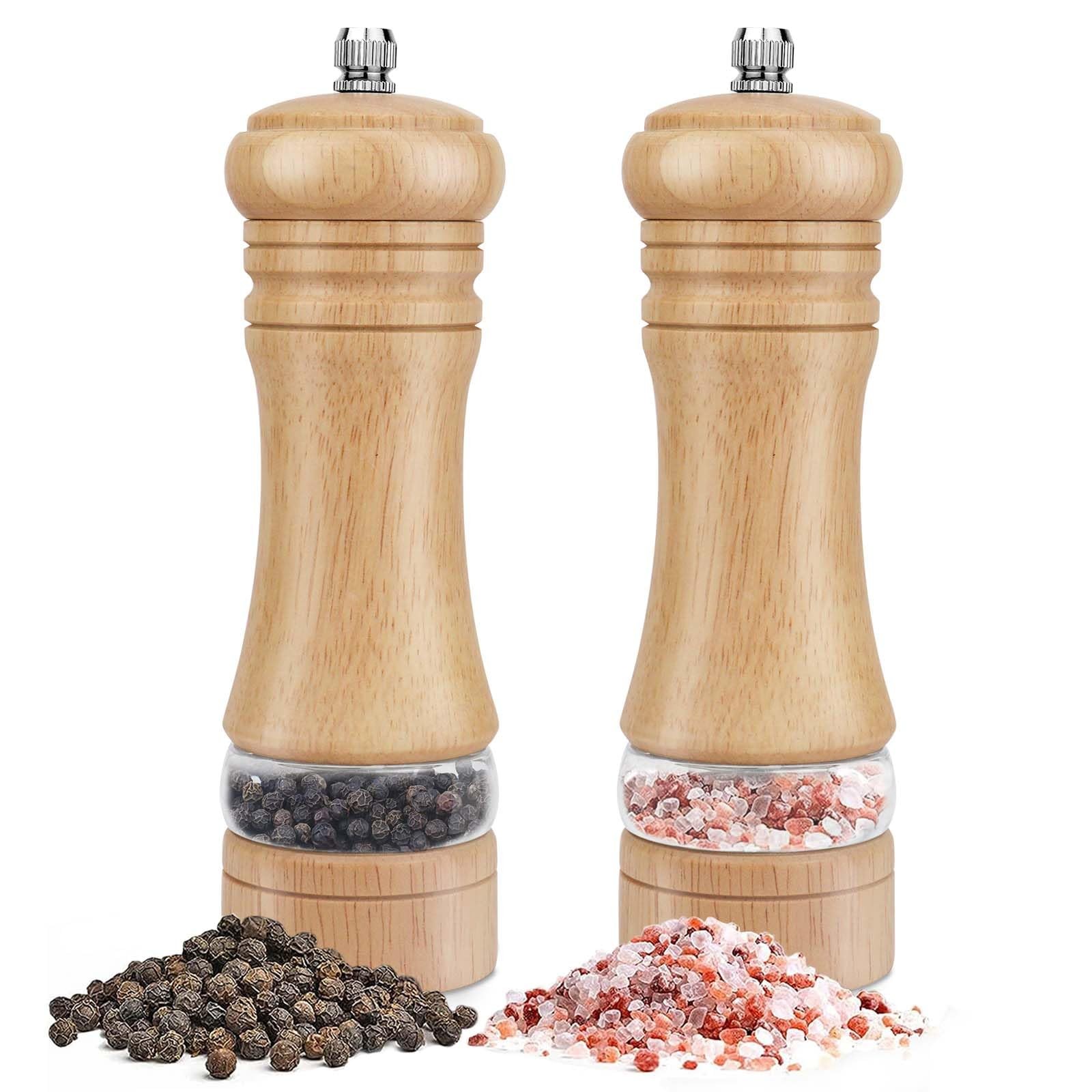 Recensione Set Macina Sale e Pepe Legno | Miglior Macinapepe Manuale 2pz