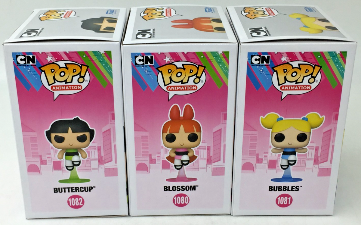 Funko POP! パワーパフガールズ3体セット 1080 1081 1082 Funko Pop! Powerpuff Girls Blossom #1080 Buttercup #1082 Bubbles