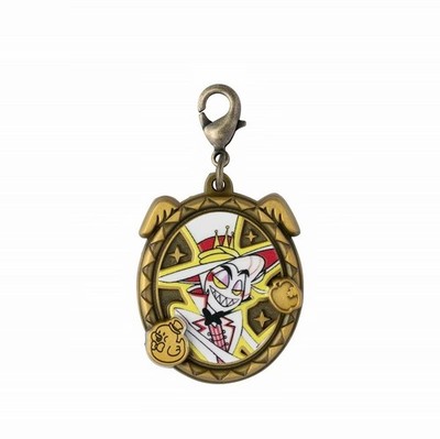 Hazbin Hotel Vox Lucifer Alastar Trading Metal Charm keychain
