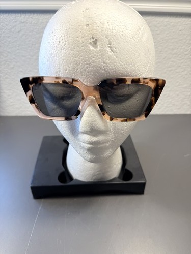 RAEN Keera Pink Tortoise Rectangular Cat Eye Sunglasses Women's Handmade
