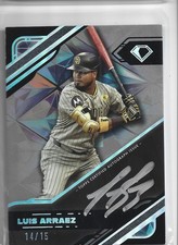2025 Topps Diamond Icons #BPA-LAZ Luis Arraez Polychromatink Auto Silver #/15