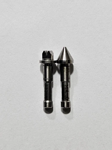 Used Mitutoyo 126-804 Screw Thread Micrometer Anvil and Spindle Tip M4-C M4-V