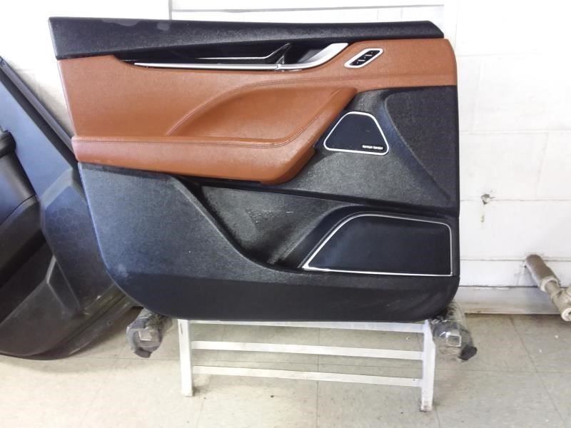 2018 MASERATI LEVANTE Driver Left Side Front Interior Trim Panel Black/Brown OEM