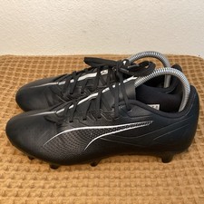 Puma Ultra 5 Match FG AG Soccer Cleats Mens Size 7 Black White 107689-02