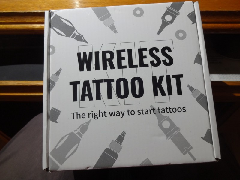 NEW Wormhole wireless Tattoo kit. Only out for the pics.