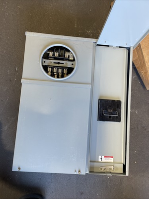 #ad NEW Murray BY117JU 100 AMP 3 PHASE 4 WIRE 7J W TEST BYPASS METER MAIN $890.00