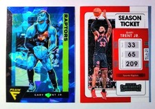 GARY TRENT JR * 2020-22 Panini - Flux BLUE CRACKED ICE, Contenders Season Ticket