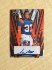 2024 Leaf Blue Mountain State BMS Sam Jones Auto Orange Autograph 1/1 Shiloh