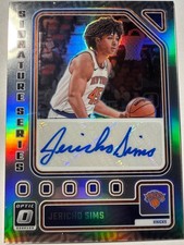 Donruss Optic HOLO Jericho Sims Signature Series SS-SMS New York Knicks 2023-24 