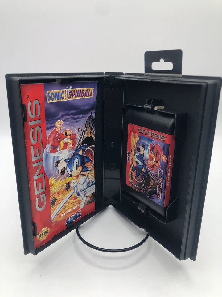 Sonic Spinball (Sega Genesis, 1993) CIB Complete w/ Manual Tested - Image 2 of 4