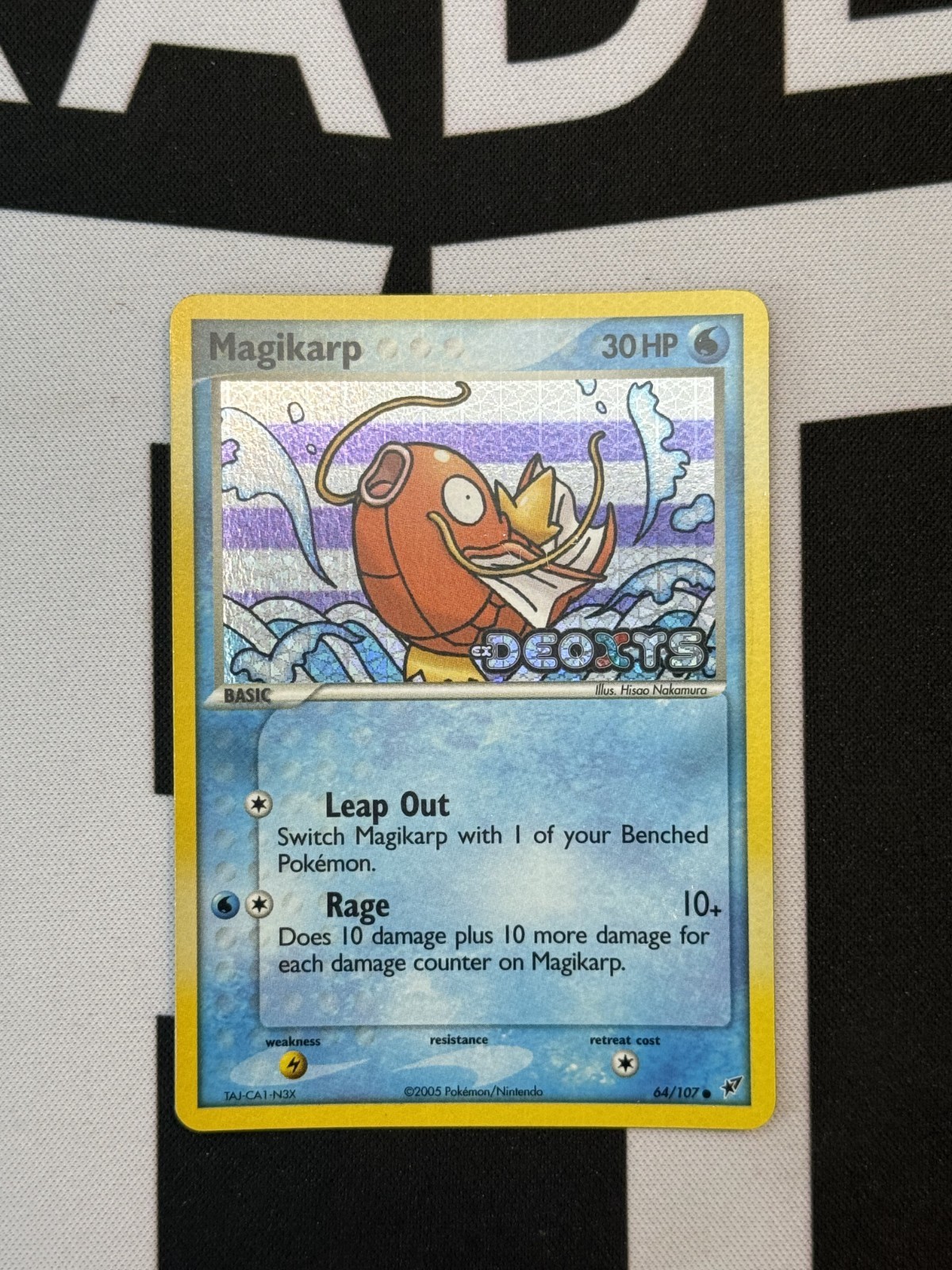 Pokemon - Magikarp 64/107 EX Deoxys Reverse Foil Near Mint 