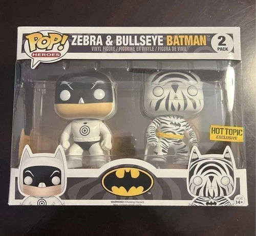 Zebra & Bullseye Batman Funko Pop 2 Pack
