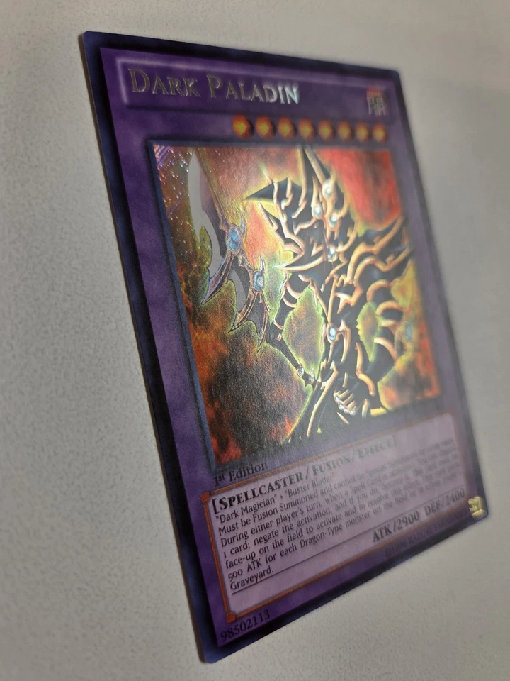 Dark Paladin LCYW-EN048 1st Edition Secret Rare Yugioh Legendary Collection 3 LP - Image 2 of 4