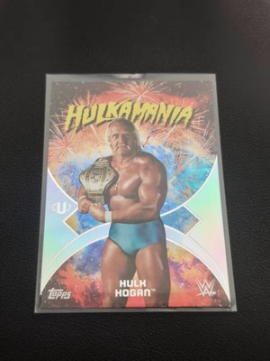 2025 Topps Universe WWE Hulk Hogan Namesakes Case Hit Hulkamania Fireworks