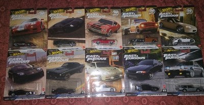 Hot Wheels Fast And Furious Spectraflame Chase Set Konvolut 25th Anniversary
