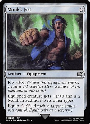 Monk's Fist 265 Final Fantasy Magic the Gathering