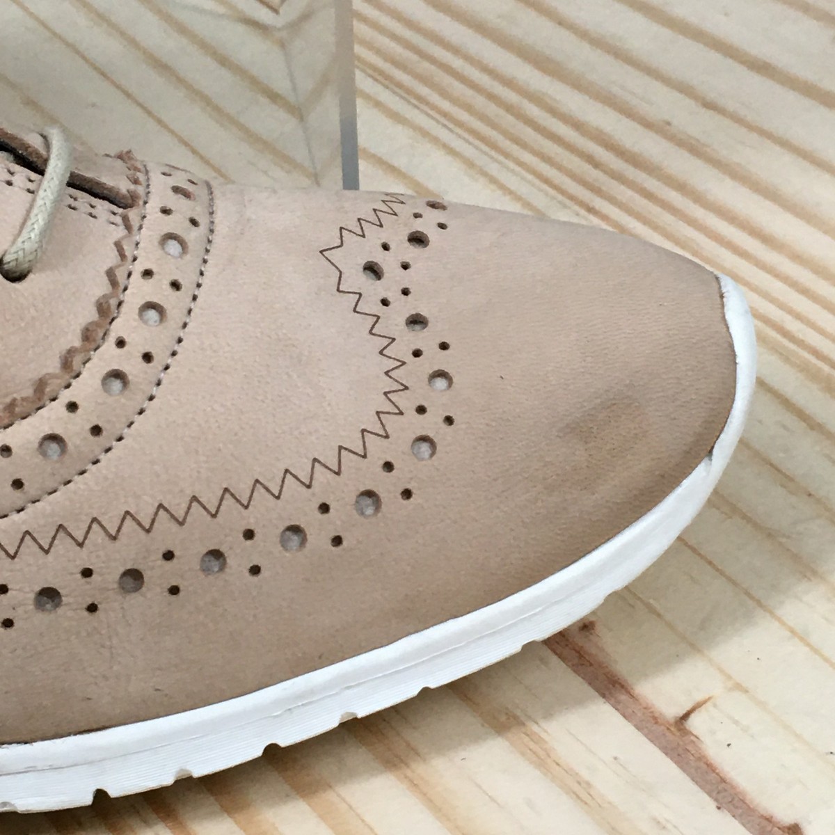 Cole Haan Shoes Womens 9 B Zerogrand Wing Oxford Brown Leather