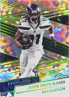 2025 Revolution - Jaxon Smith-Njigba #51 Holo Green Sn 11/12 JERSEY Match