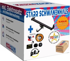 GDW AHK für Fiat 500C Cabrio 09-15 starr + 7-pol ES ABE