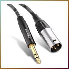 Klinke 6,3 mm TRS auf XLR Kabel 5m symmetrisch Mikrofonkabel