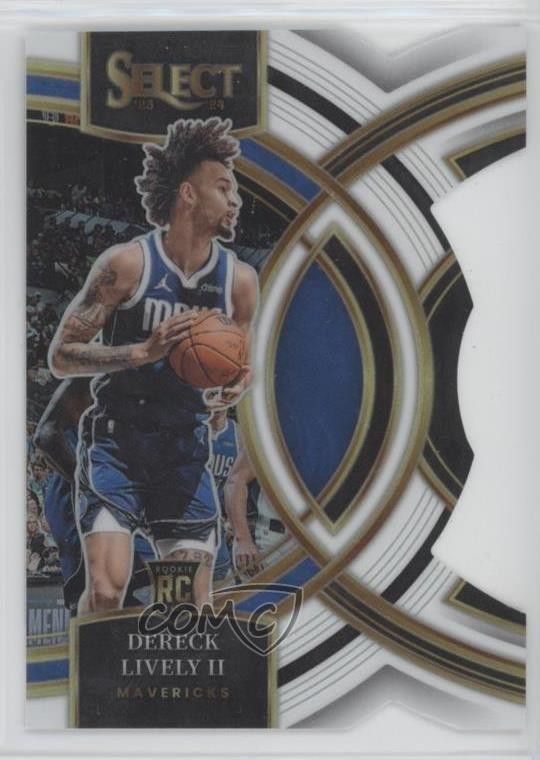 2023 Panini Select Premier Level White Prizm Die-Cut /149 Dereck Lively II ng3