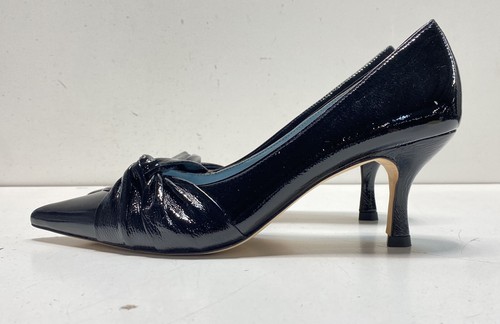 Escarpins Noirs Liliana En Cuir Verni - Taille 8, Talons Aiguilles