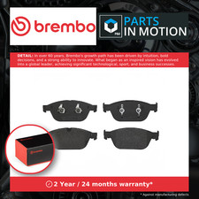 Brake Pads Set fits AUDI A8 D4 3.0D Front 10 to 18 Brembo 4H0698151E 4H0698151H