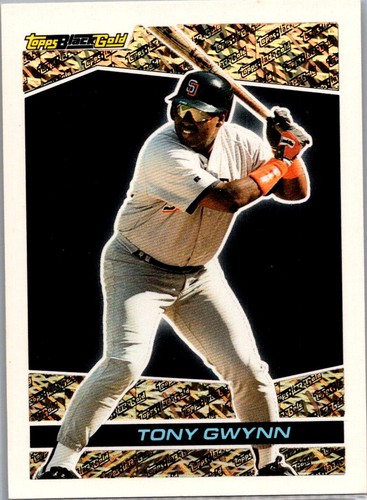 Tony Gwynn #8 1993 Topps Black Gold card