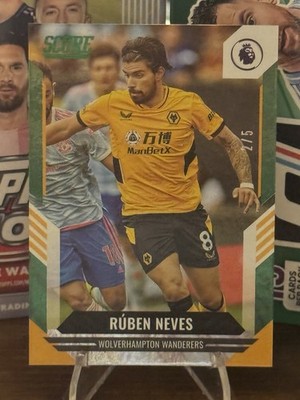 2021-22 Panini Score Premier League Green Ruben Neves #16 Card #/5