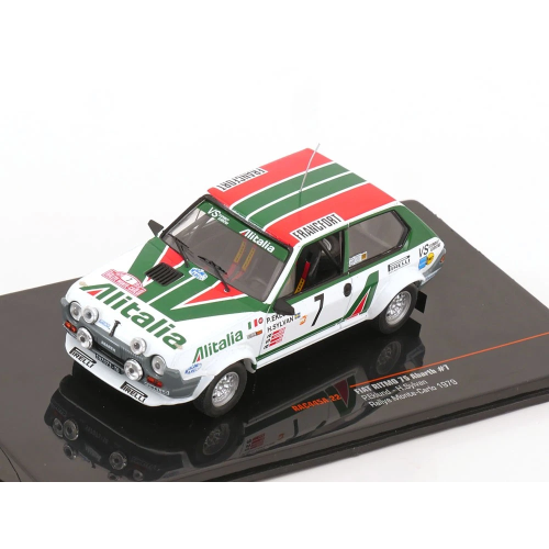 Fiat Ritmo 75 Abarth N.7 Rally Monte Carlo 1979 EKLUND-SYLVAN 1:43 Ixo Model Aut-image