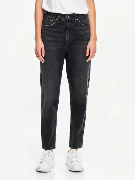 Levi's High Rise Boyfriend Fit Washed Black Jeans Size 24/6