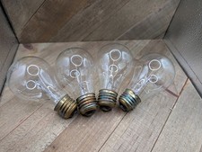 Vintage Incandescent Satco LR58060 60W 130V A19 580 Lumens 2500 Hrs -  4 bulbs