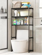Over The Toilet Storage 3-Tier Shelf Organizer Storage Rack for Bathroom