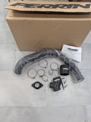 Perrin Performance Charge Pipe 15-21 Subaru WRX Black * Improved Airflow