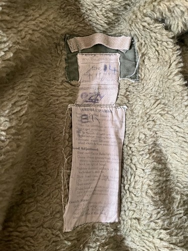 Genuine British Army Korea Middle Parka Size 4 44/46 Chest 1953 & Hood - Picture 4 of 10